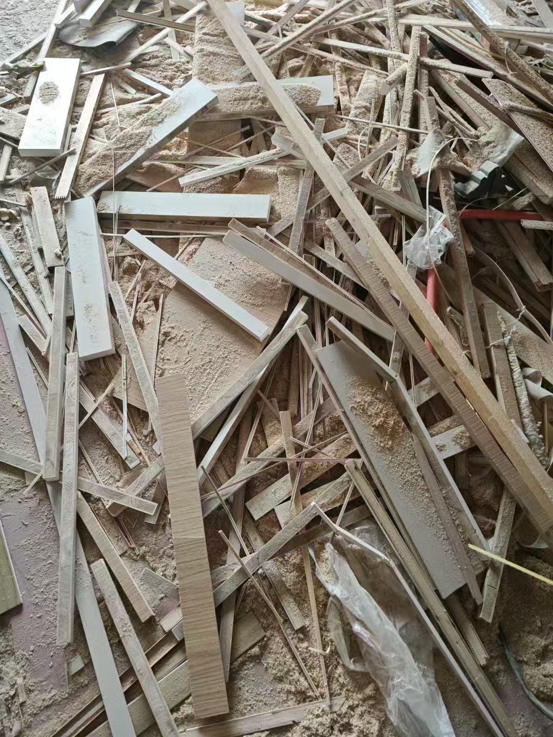 想看到是不是真木頭，請去工地哦